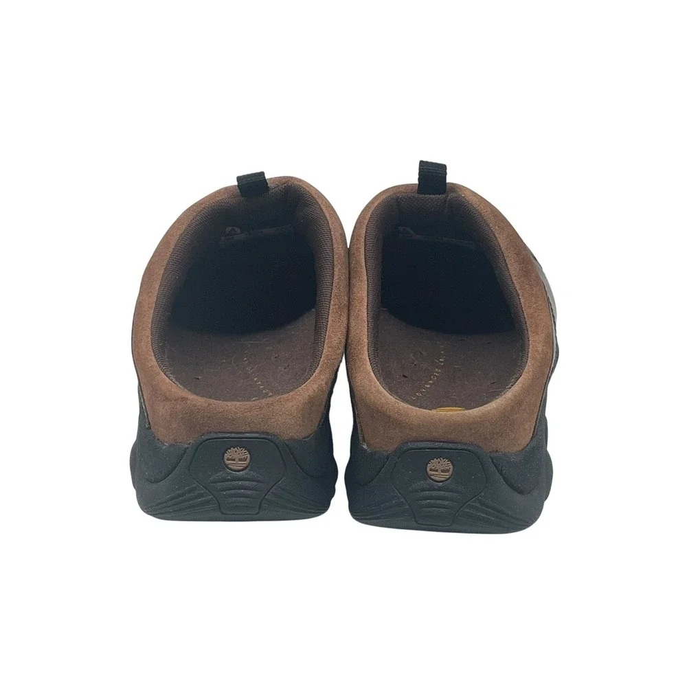 Timberland Women's Brown Leather Mule Clogs Slip-On Shoes Size 8M - Picture 6 of 16